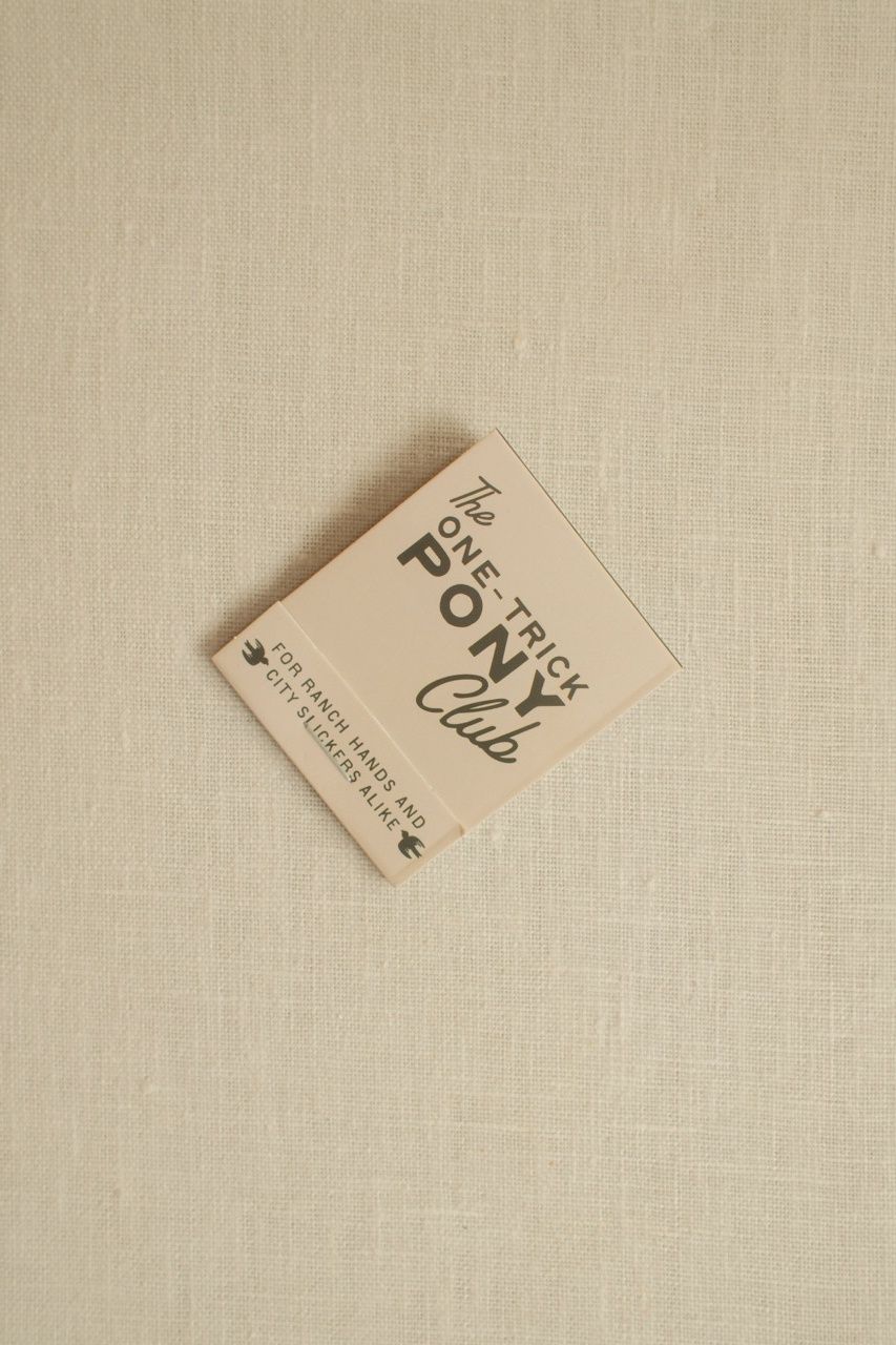 The One Trick Pony Matchbook