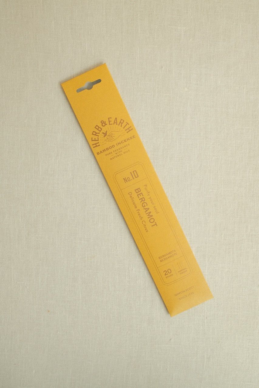 Herb &amp; Earth Incense, Scent: Bergamot
