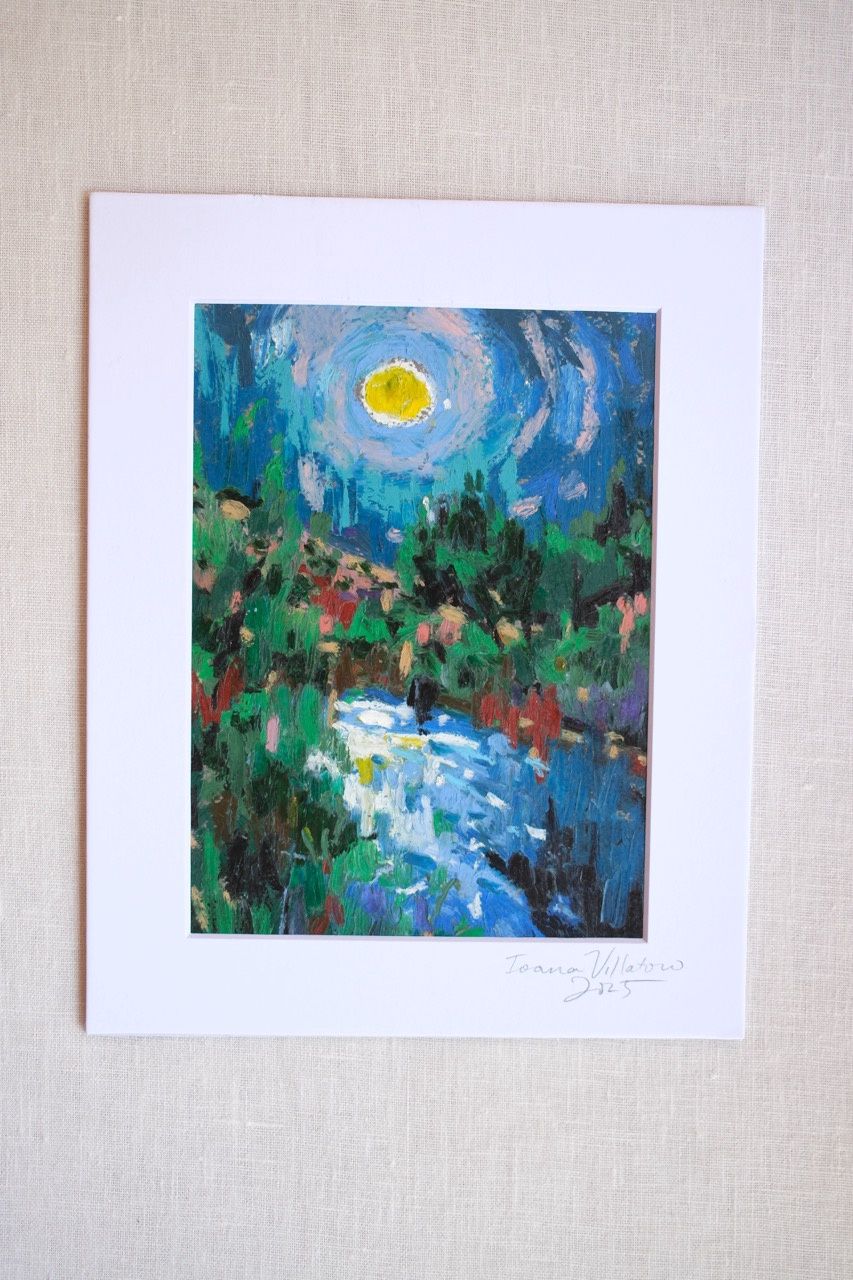 Oil Pastel Landscapes, Style: A
