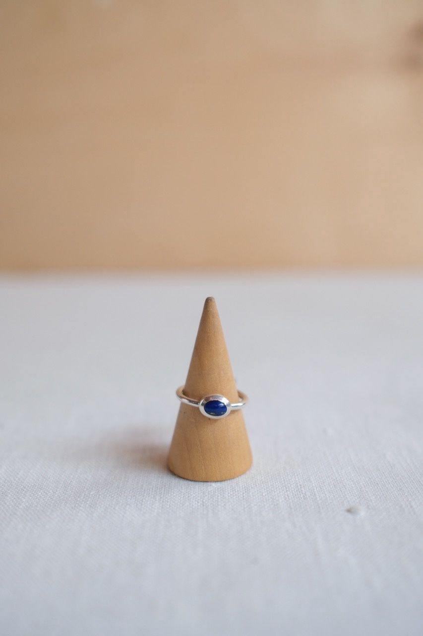 Lapis Ring Sterling Silver