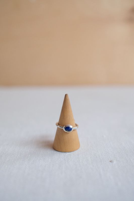 Lapis Ring Sterling Silver