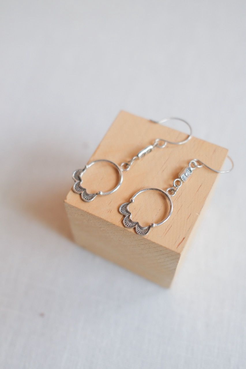 Dangle Hoop Earrings