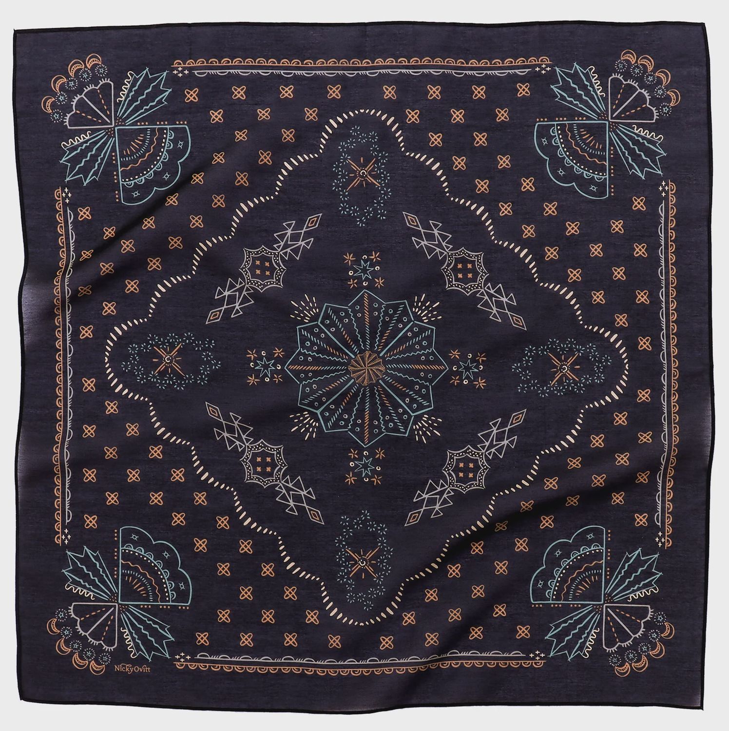 Herencia Silk Scarves, Style: Valencia