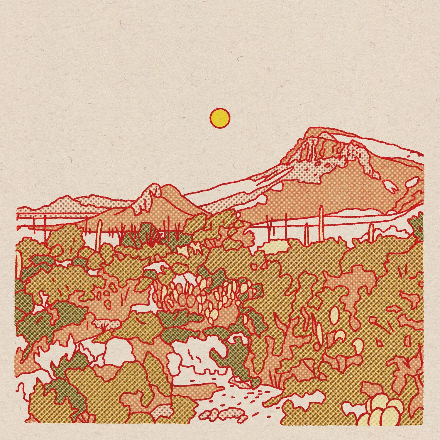 Desert Mountain Print #16