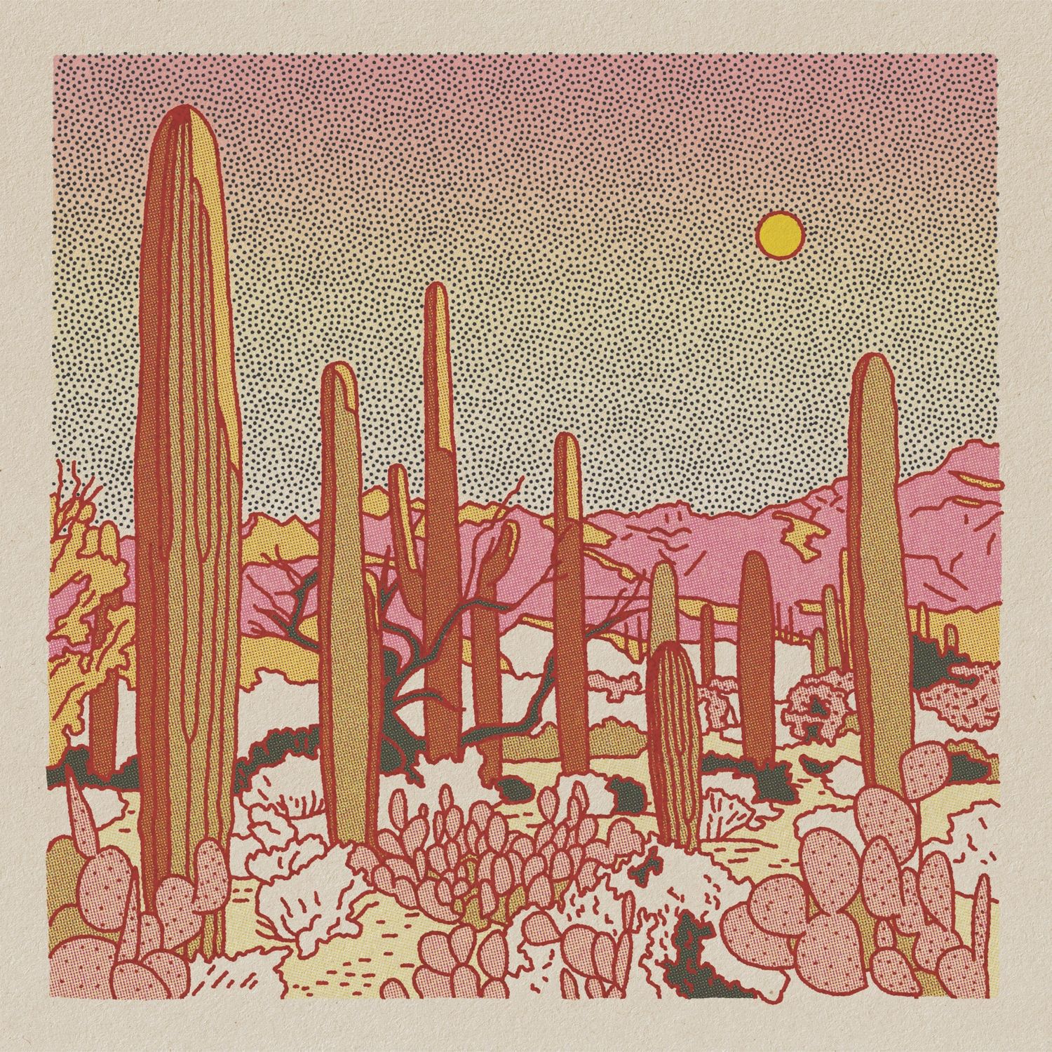 Desert Mountain Print #25