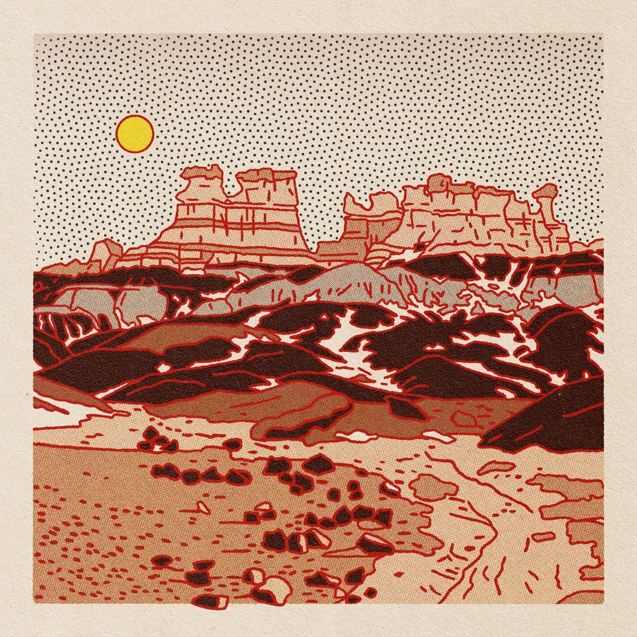 Desert Mountain Print #12