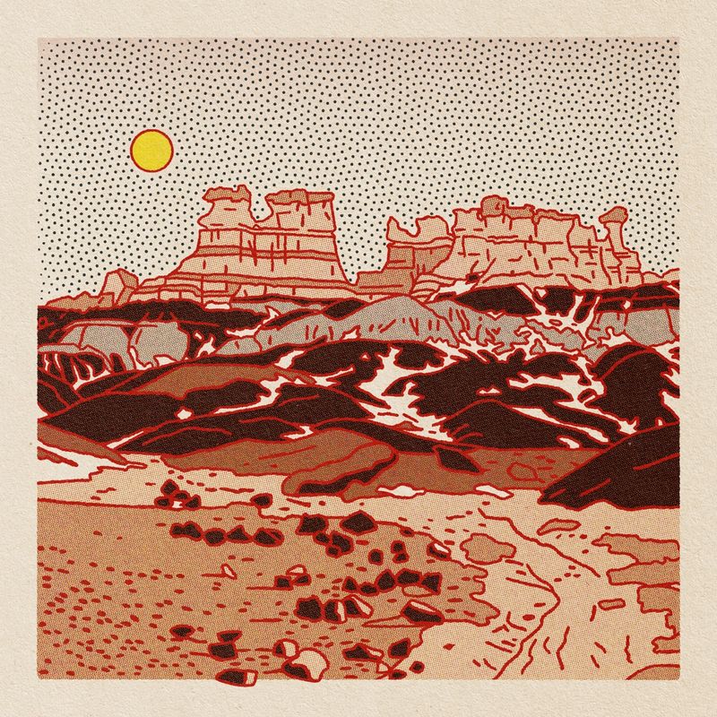 Desert Mountain Print #12