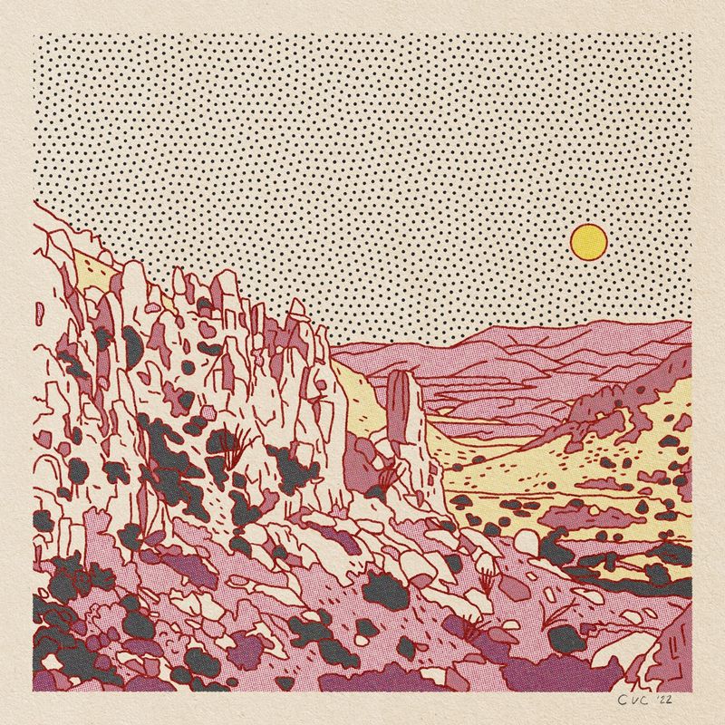 Desert Mountain Print #15