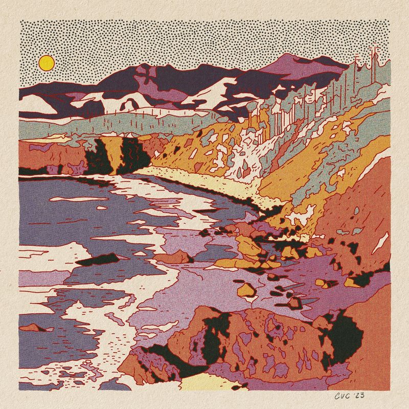 Desert Mountain Print #36