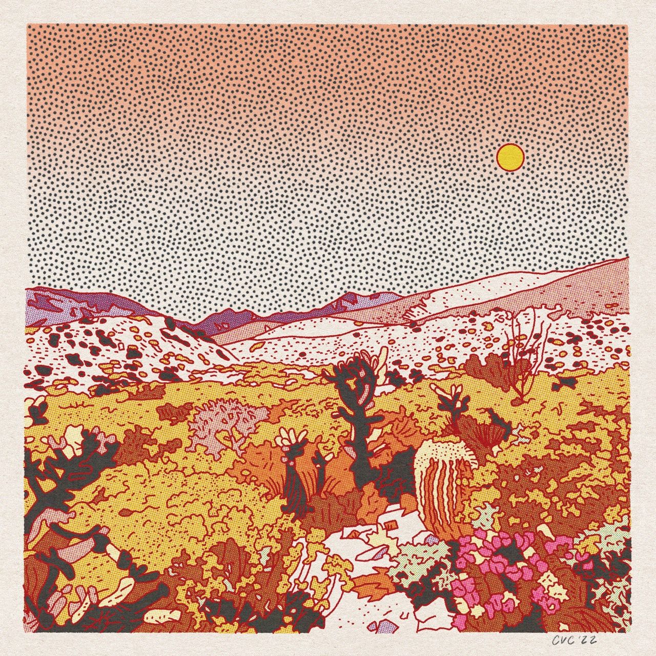 Desert Mountain Print #32