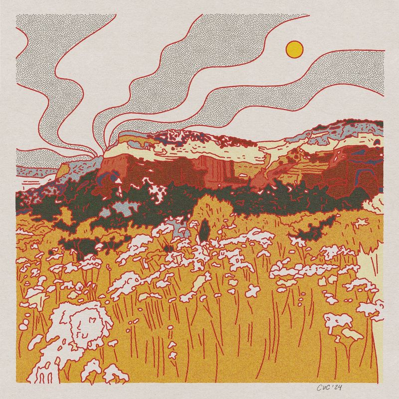 Desert Mountain Print #42