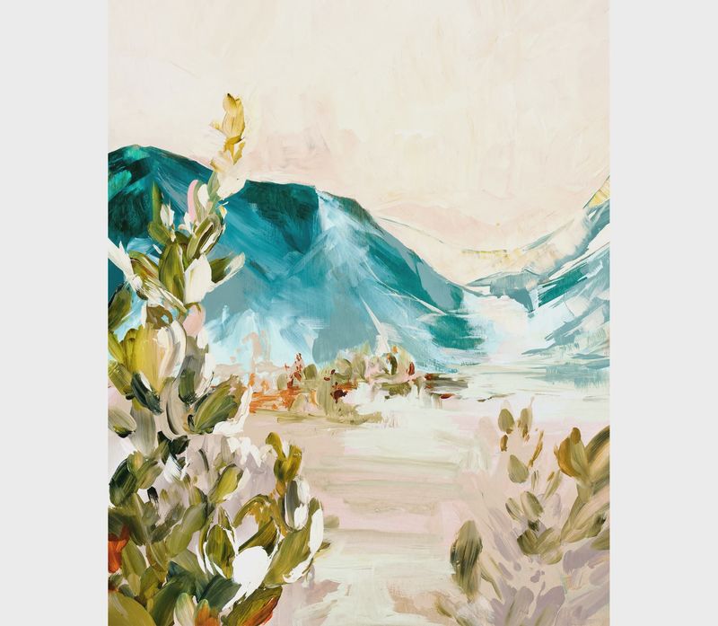 Sea Green Dunes Art Print