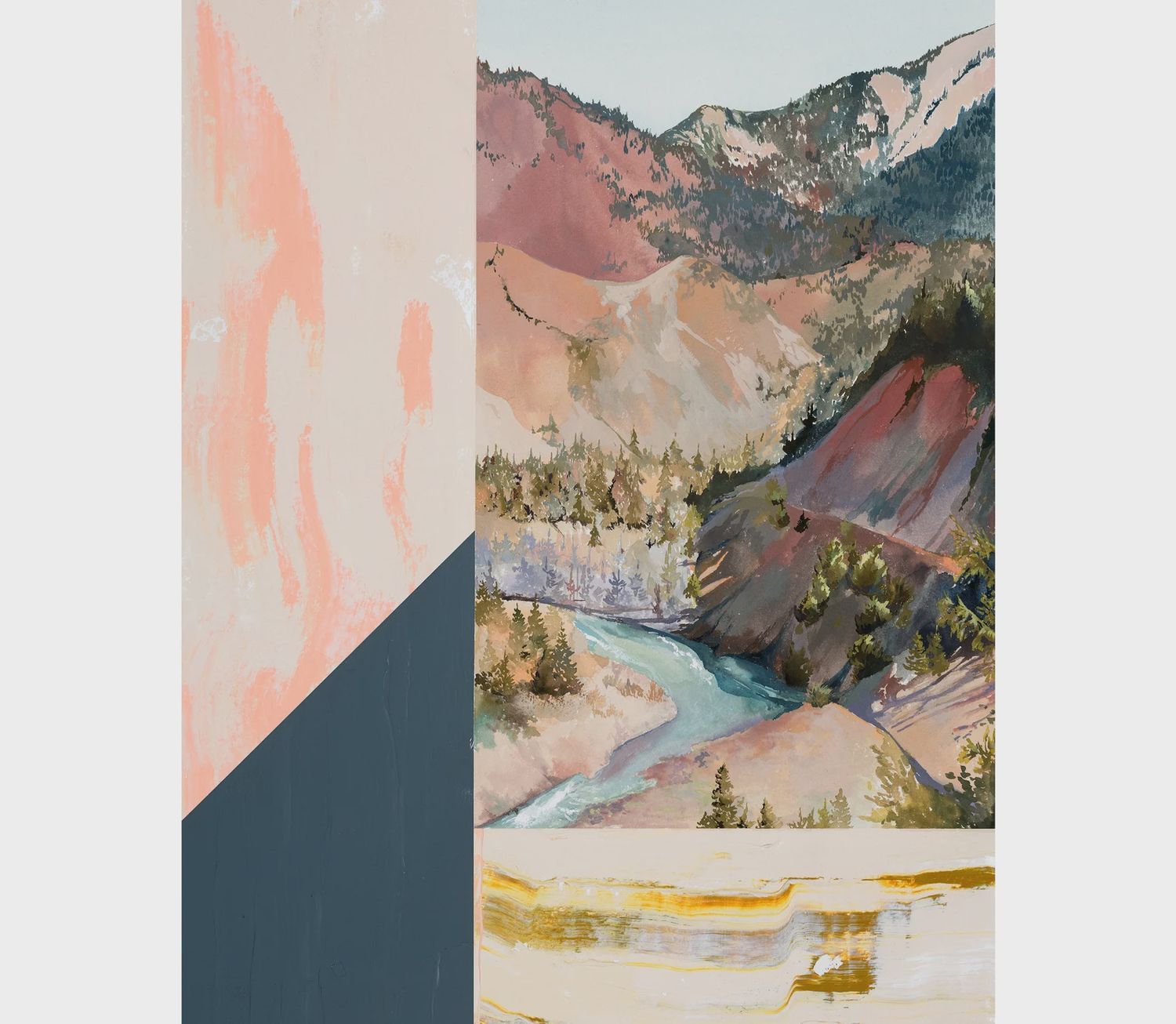Watershed Down Art Print