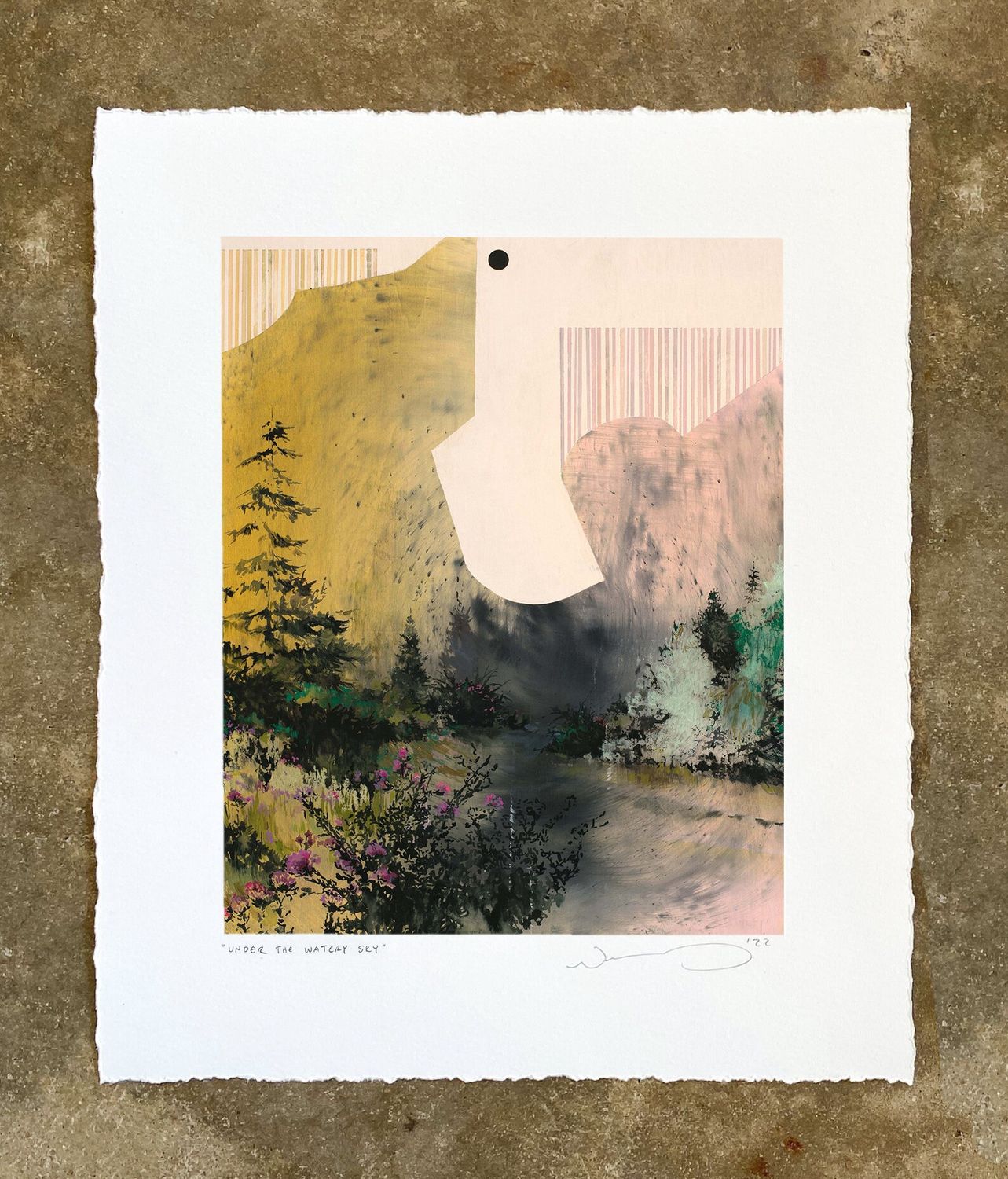 Under the Watery Sky Art Print