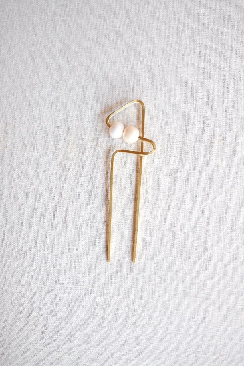 Galactic Pearl Hair Forks, Style: Cream
