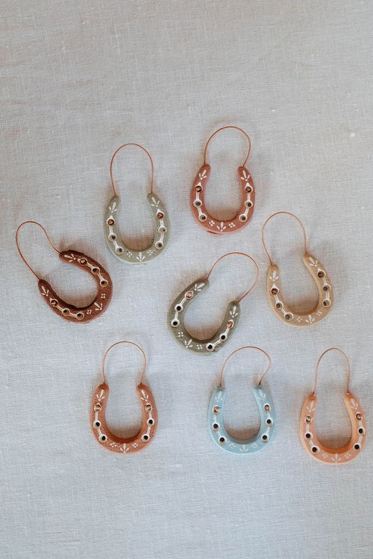 Mini Painted Horseshoe