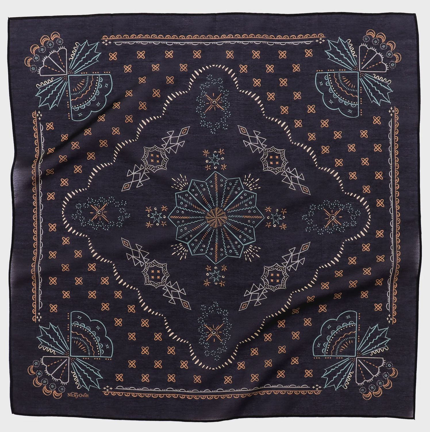 Herencia Silk Scarves, Style: Valencia