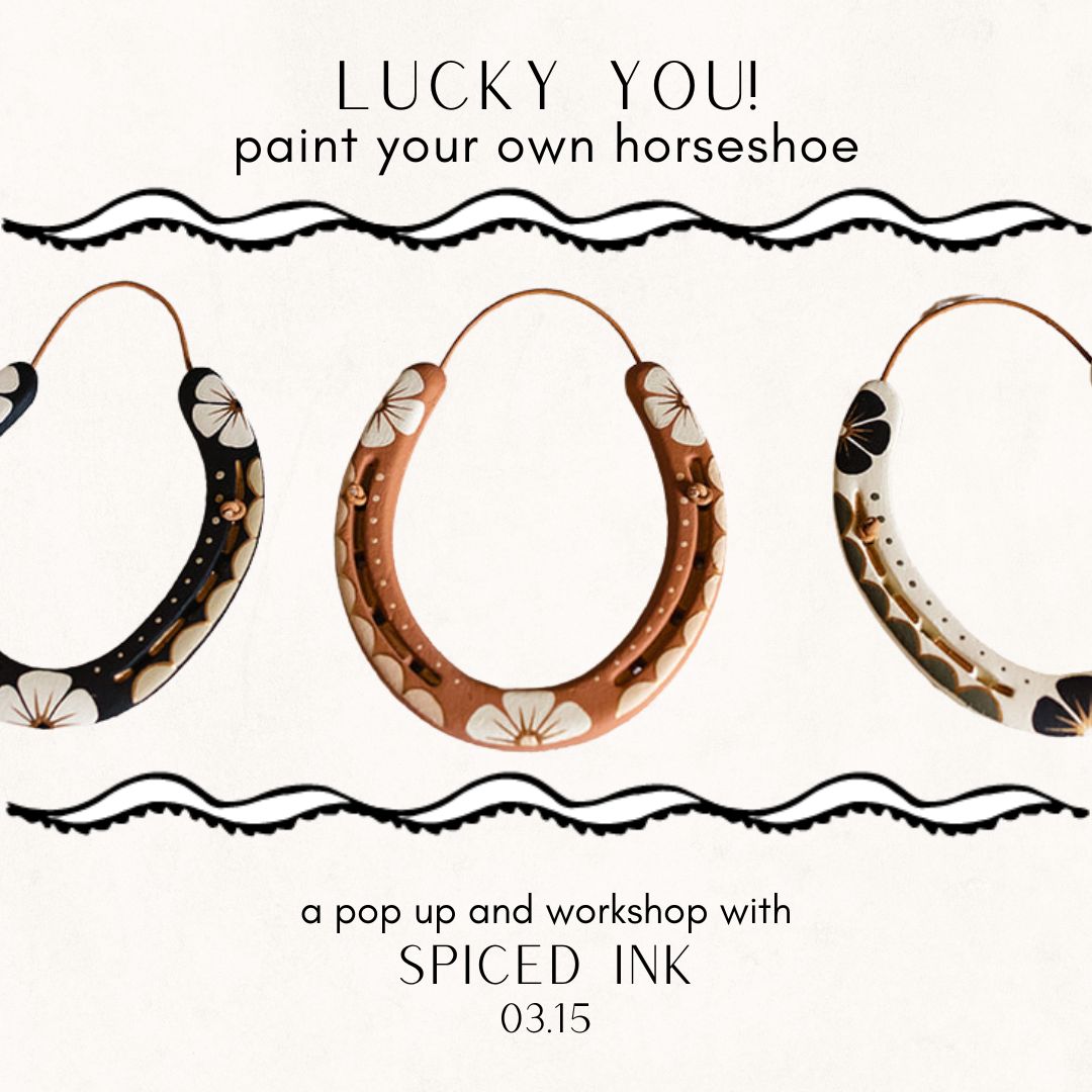 Lucky You! Paint your Own Horseshoe