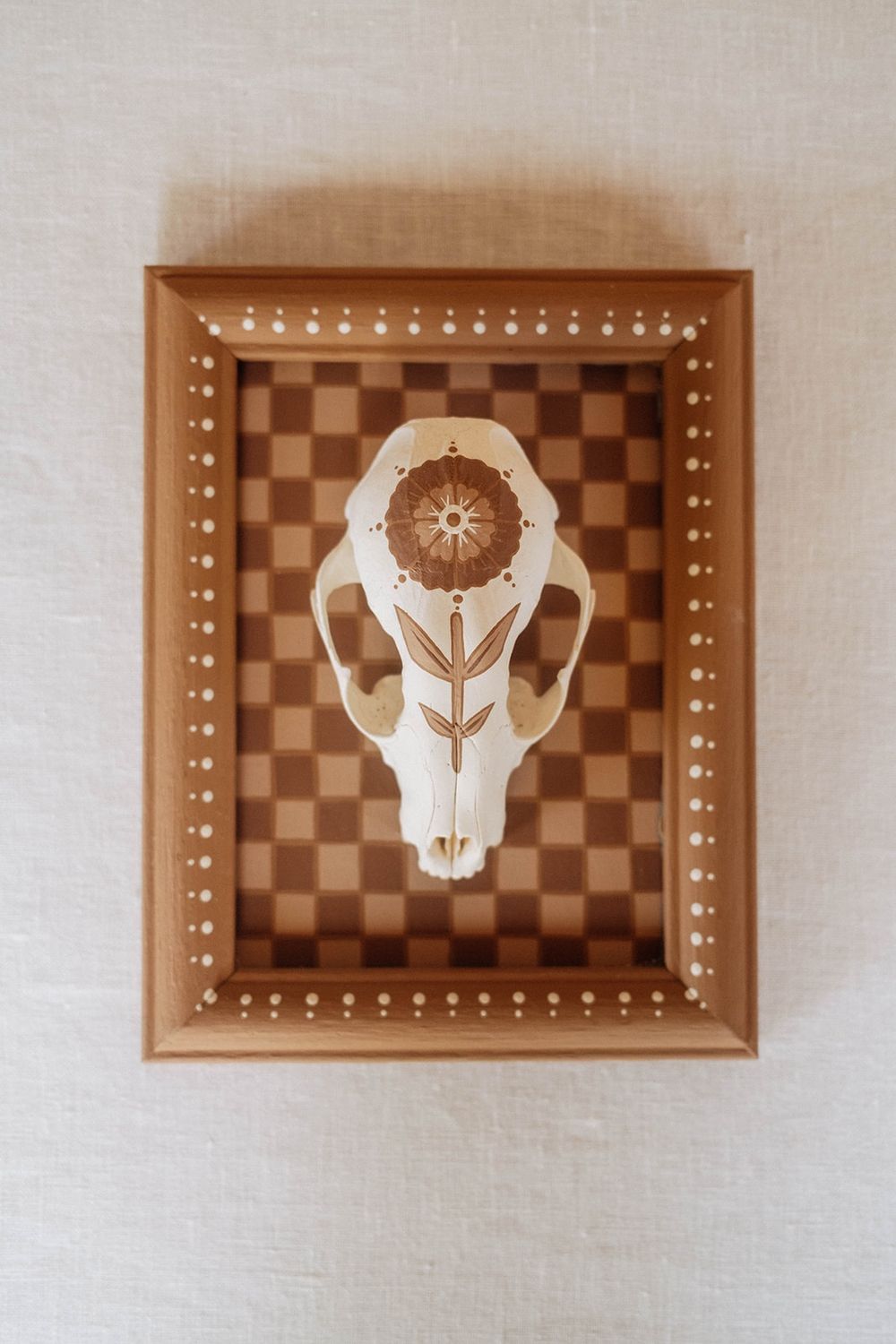 Retro Raccoon Skull