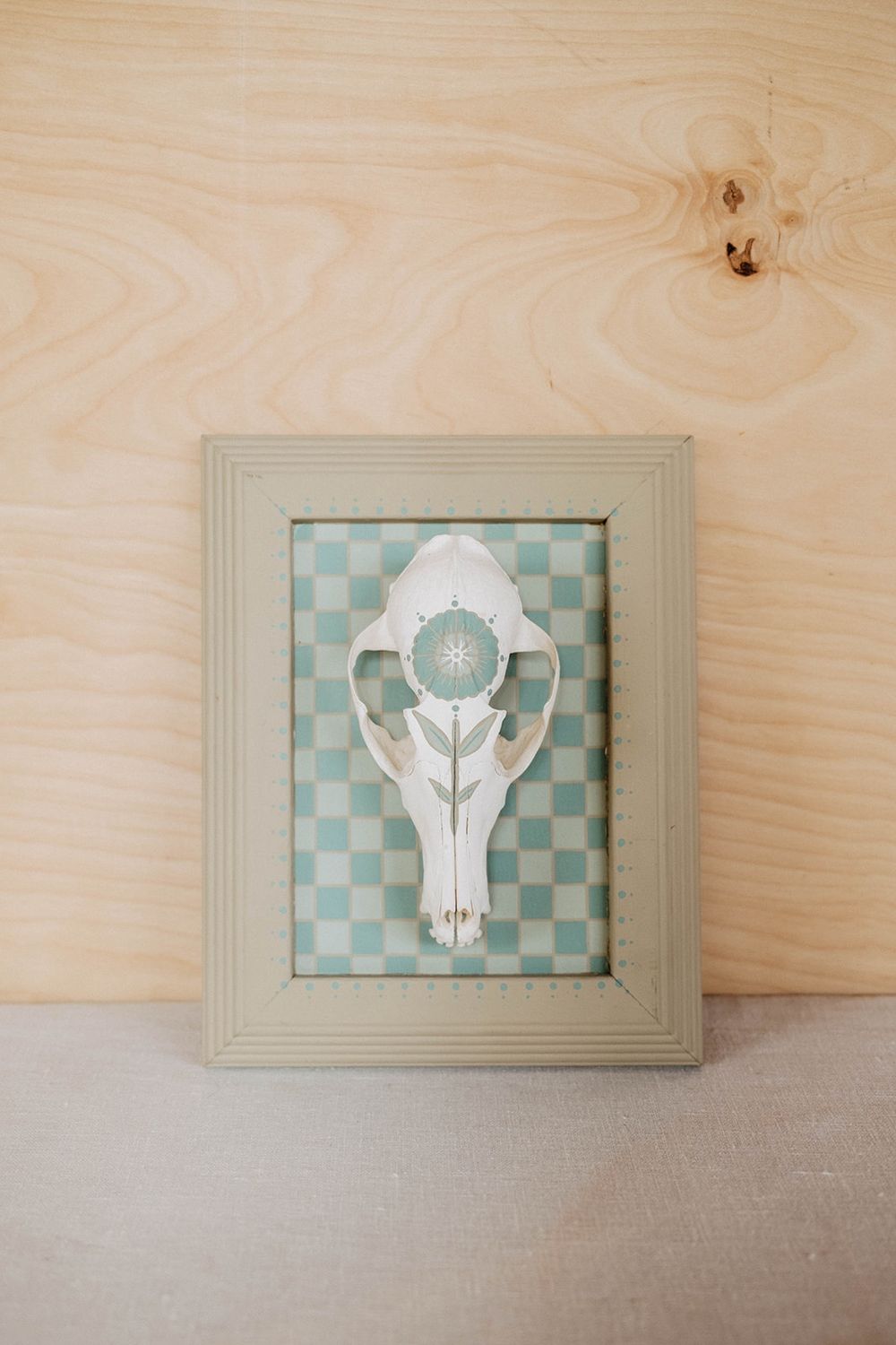 Retro Fox Skull