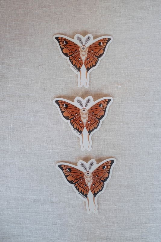 Euphoria Moth Sticker