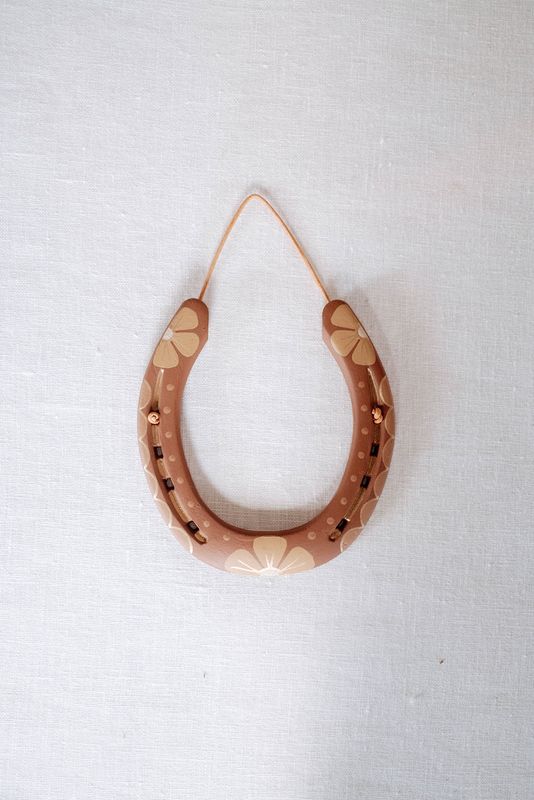 Hand Painted Horseshoes - Browns