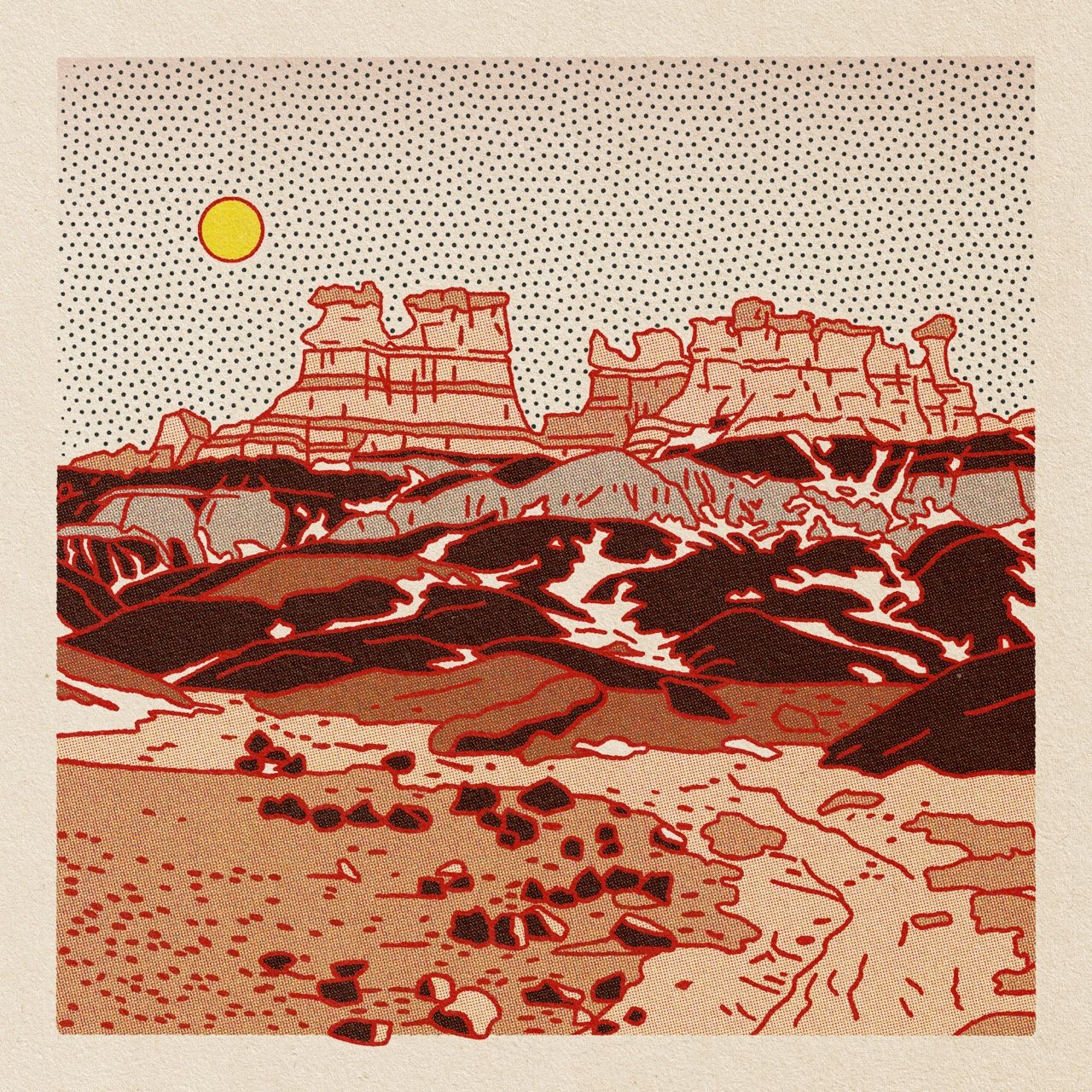 Desert Mountain Print #12