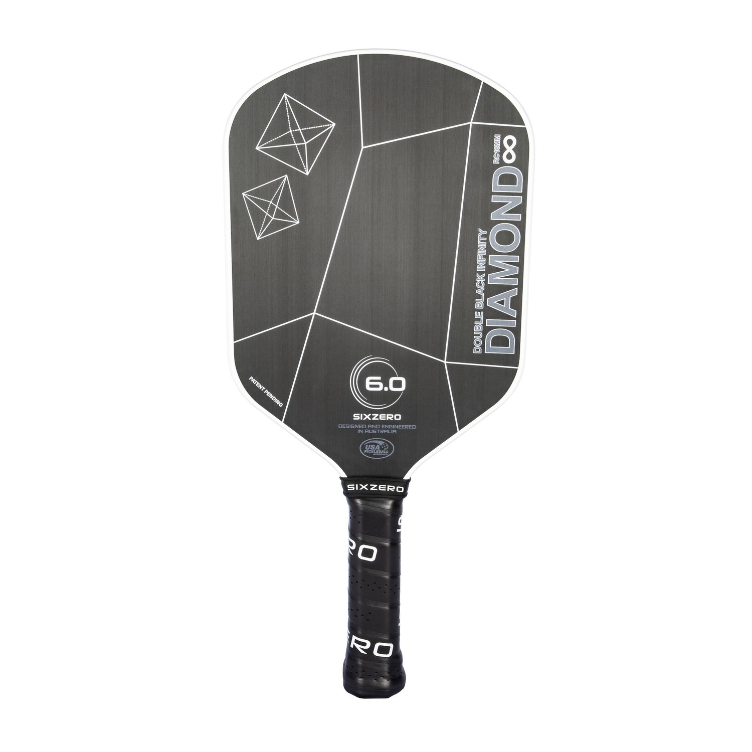 Six Zero Infinity Edgeless Double Black Diamond Control 16mm (Black White)