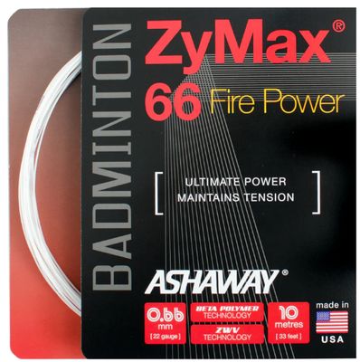 Ashaway Zymax 66 Fire Set (White)