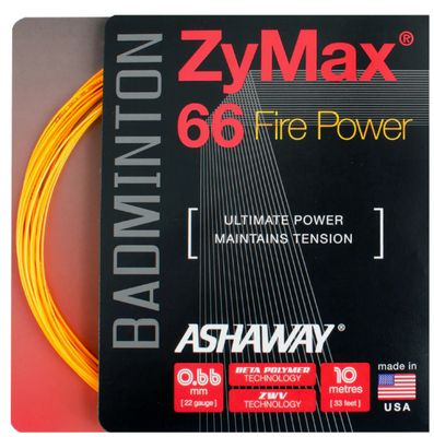 Ashaway Zymax Fire 66 Set (Orange)