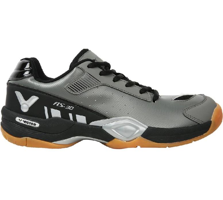 Victor AS H 30 Unisex Court (Grey/Black)