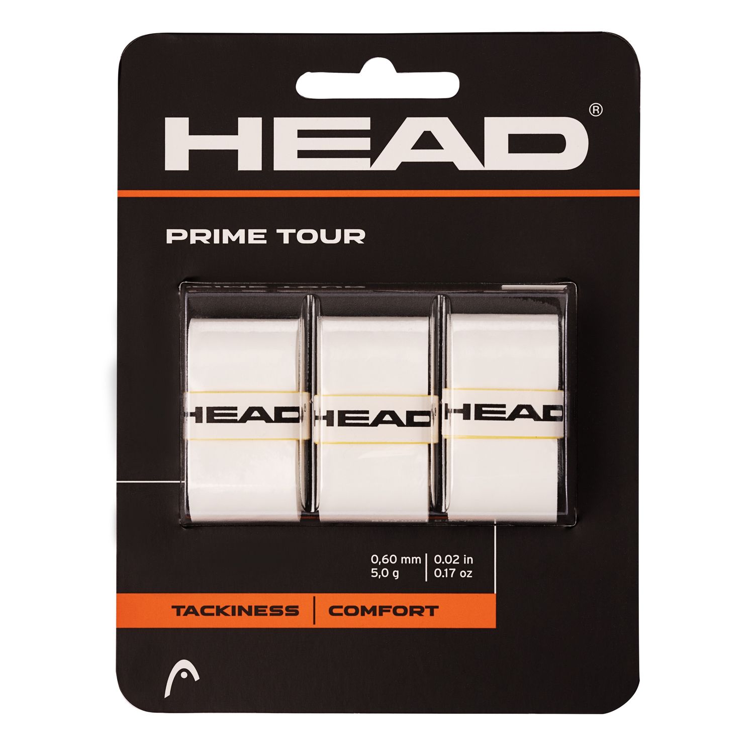 Head Prime Tour  3 Pack (White)