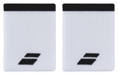 Babolat Logo Wristband (White / Black)