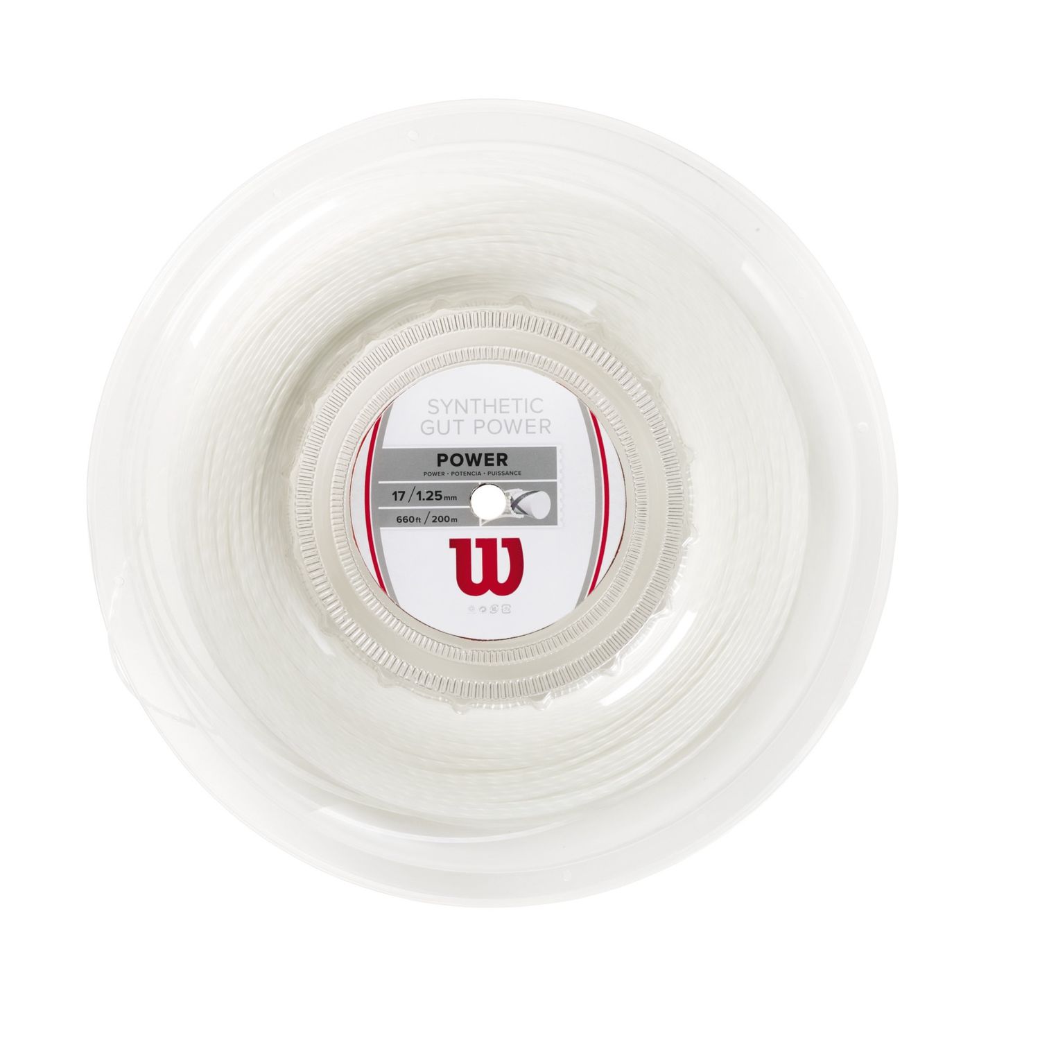 Wilson Synthetic Gut Power Reel (White)