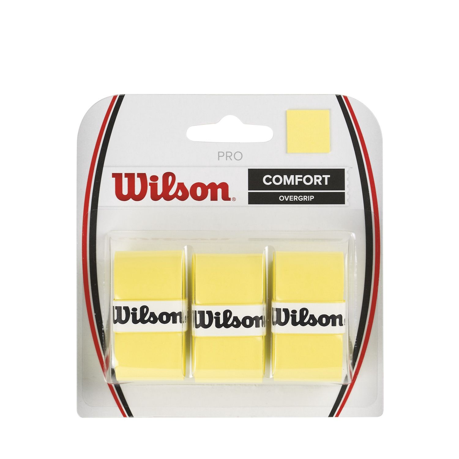Wilson Pro Overgrip 3 Pack (Yellow)