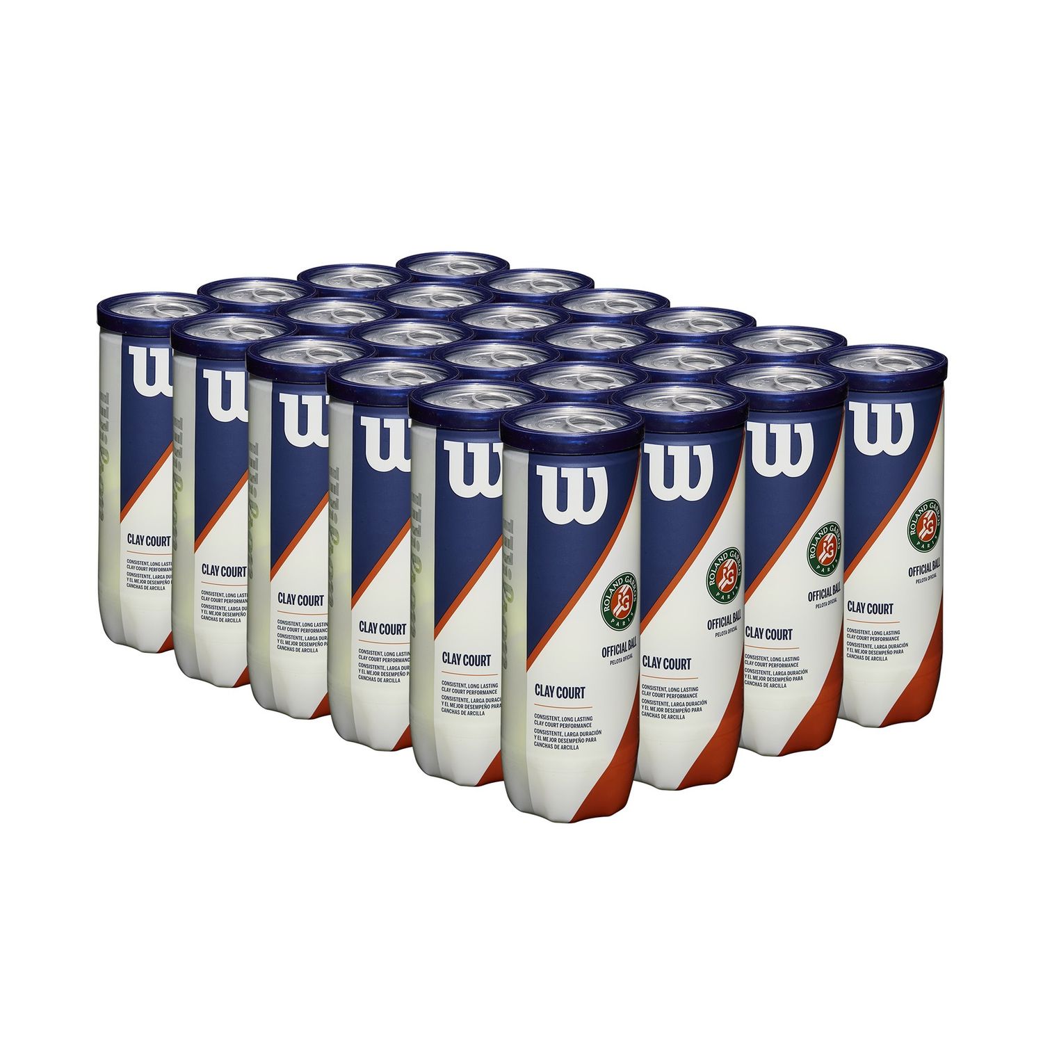 Wilson Roland Garros Clay Case (24 tubes - 3 Balls Can)