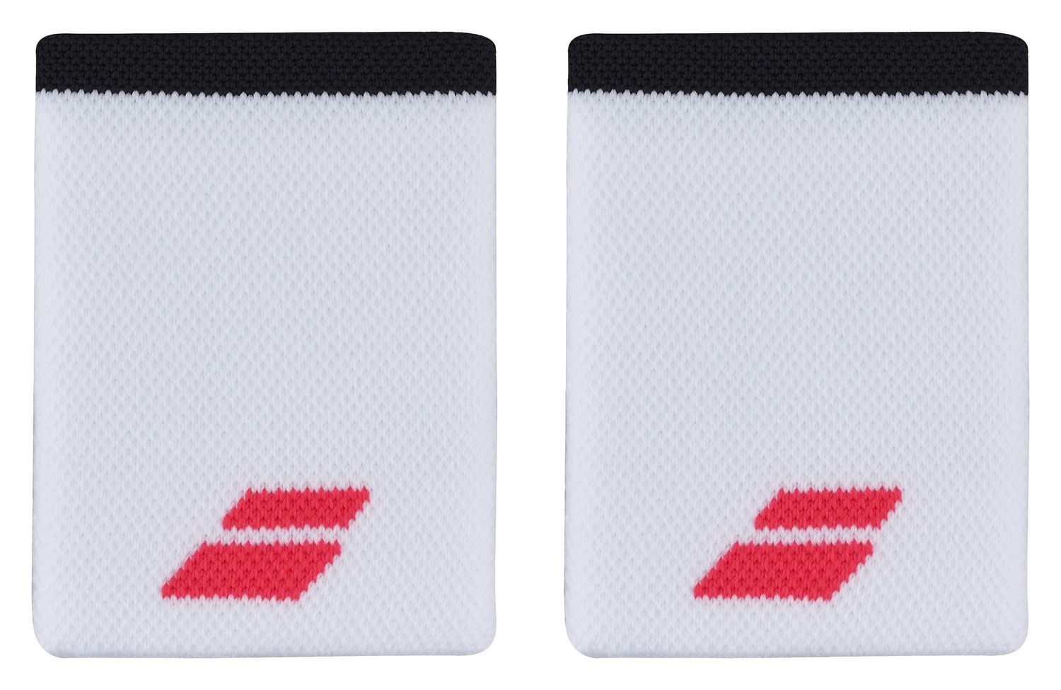 Babolat Logo Jumbo Wristband (White/Red)