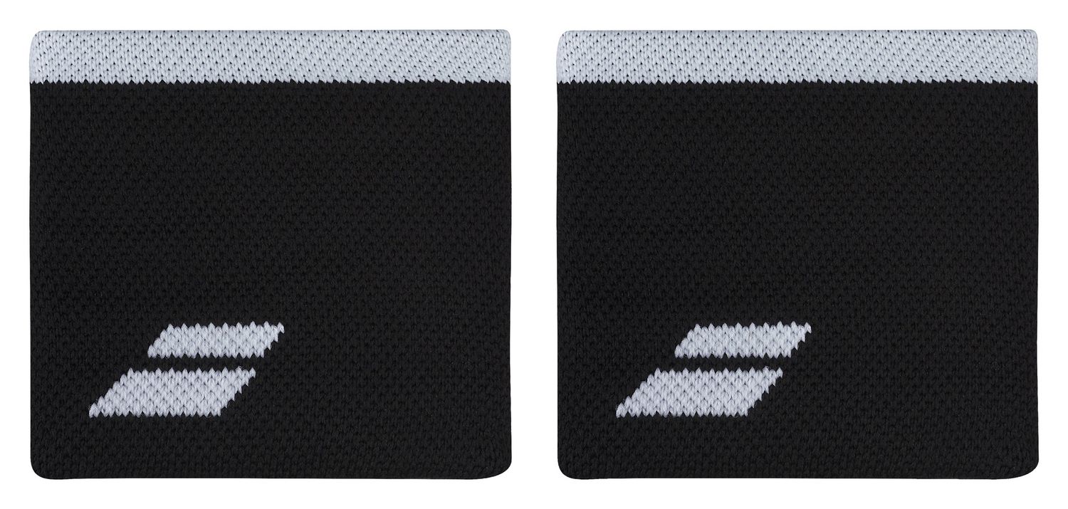 Babolat Logo Wristband (Black/White)