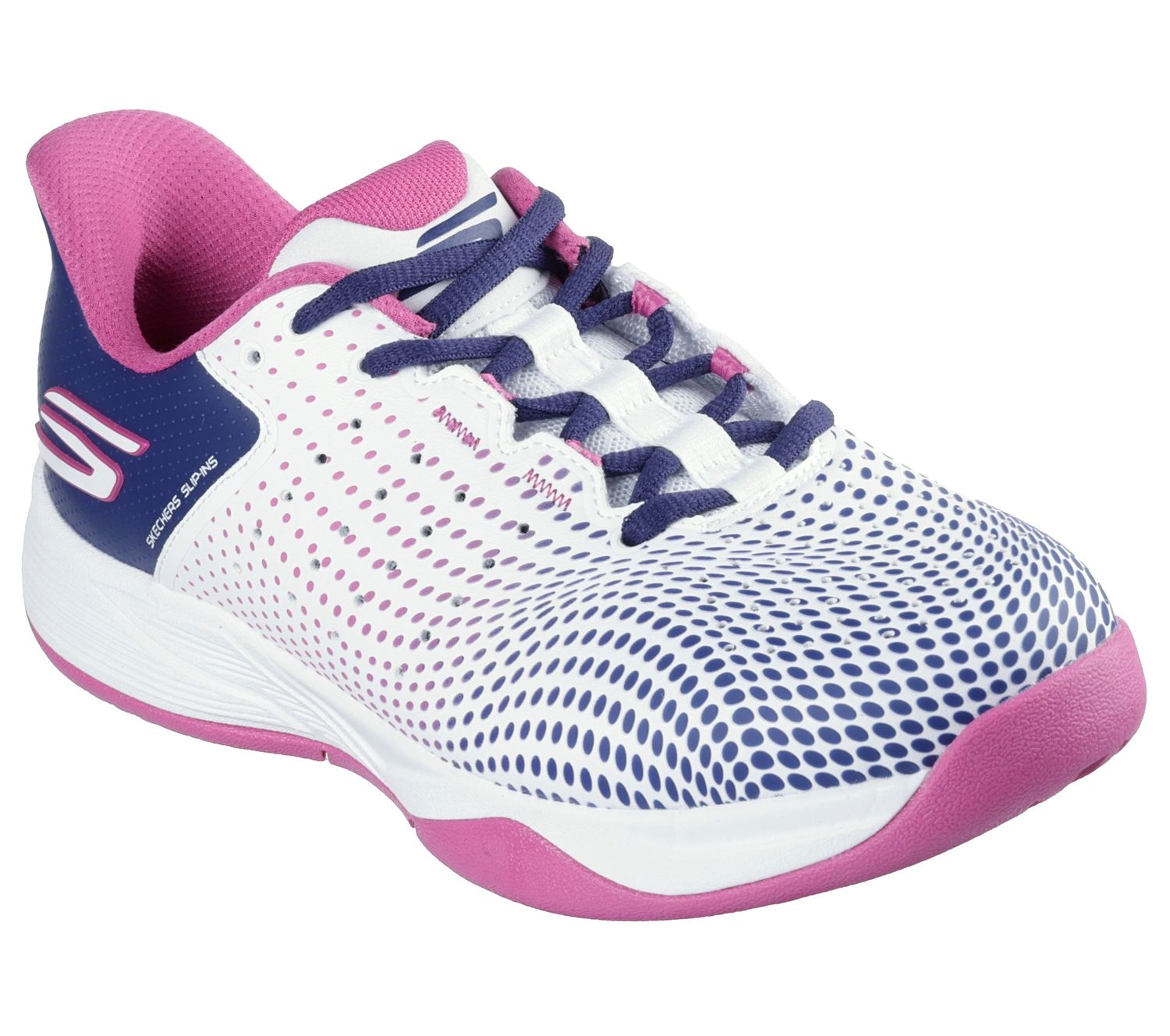 Skechers Viper Court Slip-ins Relaxed Fit Women&#39;s (White))