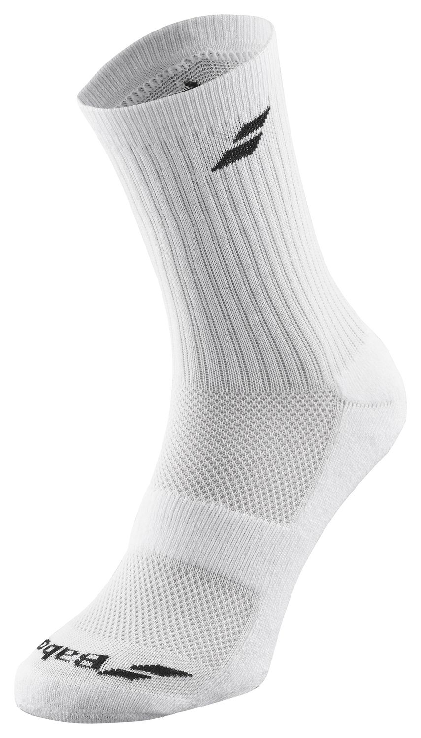 Babolat 3 Pairs Pack Socks (WH/WH)