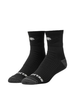 Selkirk Courtlock Quarter Pickleball Sock (Black)