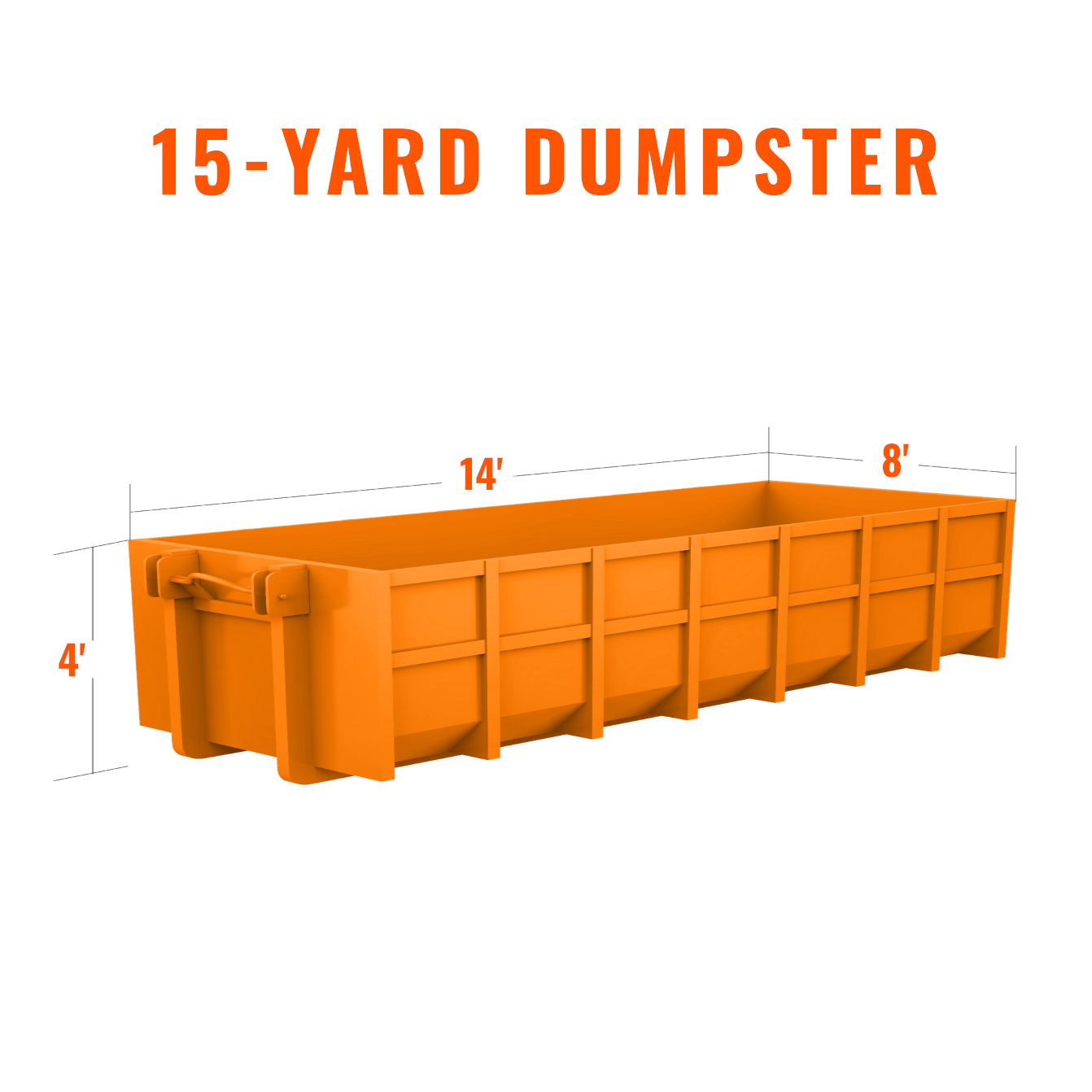 15 Yard Dumpster for Rent