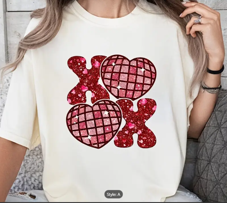 Hearts and Kisses Tshirt