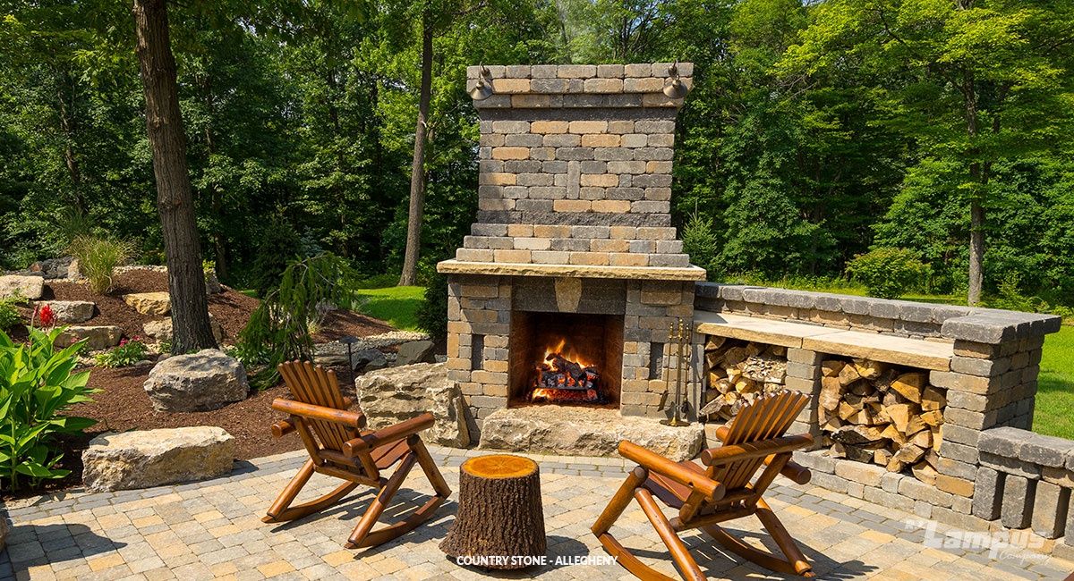 Country Stone, Size: 12&quot; x 8&quot; x 4&quot;, Color: Alleghany