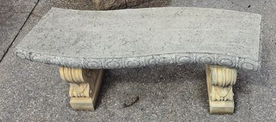 Lobe Edge Curved Bench 52&quot;