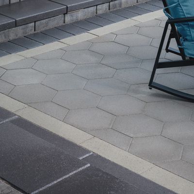 18" Hexagon Stepping Stone