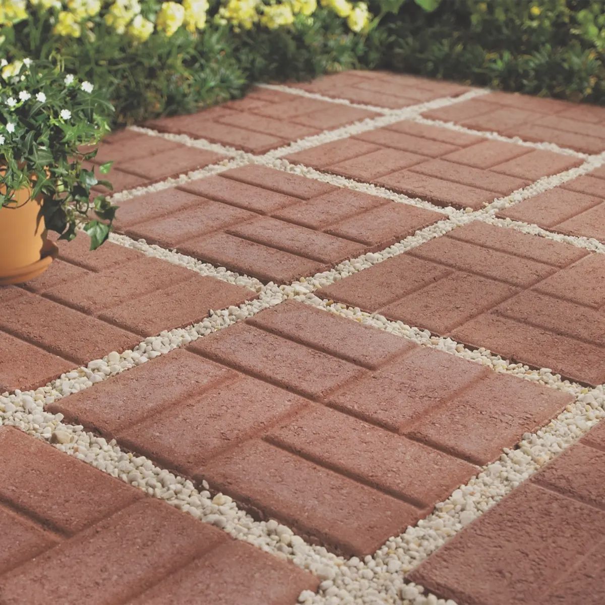 Old Brick 18" x 18" x 2" Old Brick 18" x 18" x 2"