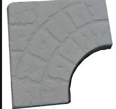 Cobblestone Quad 1/4 Out 18" x 18' x 2"