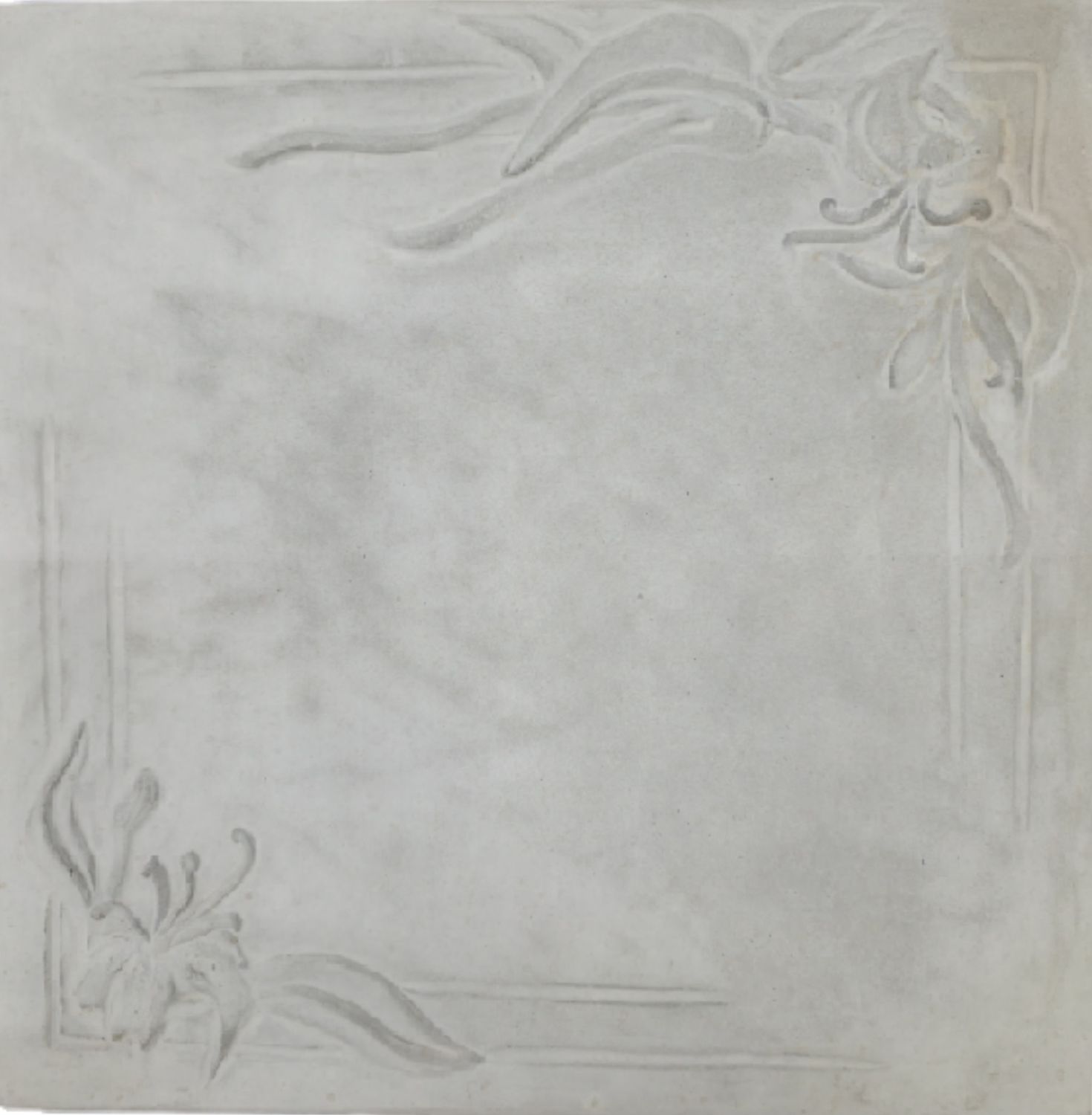 18&quot; x 18&quot; x 2&quot; Flower Ribbons Stepping Stones