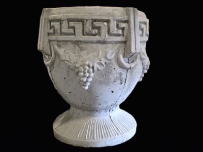 Athens 13&quot; round Grecian planter